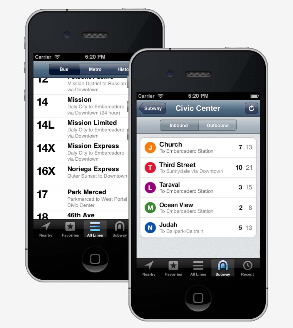 Screentshot of Muniverse app 2.0